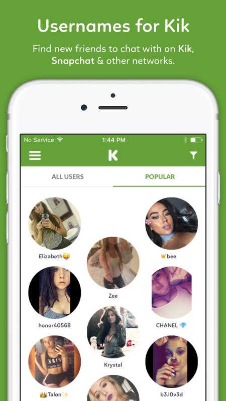 Search & Find Kik Usernames